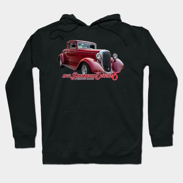 1933 Plymouth Deluxe Six 5 Window Coupe Hoodie by Gestalt Imagery